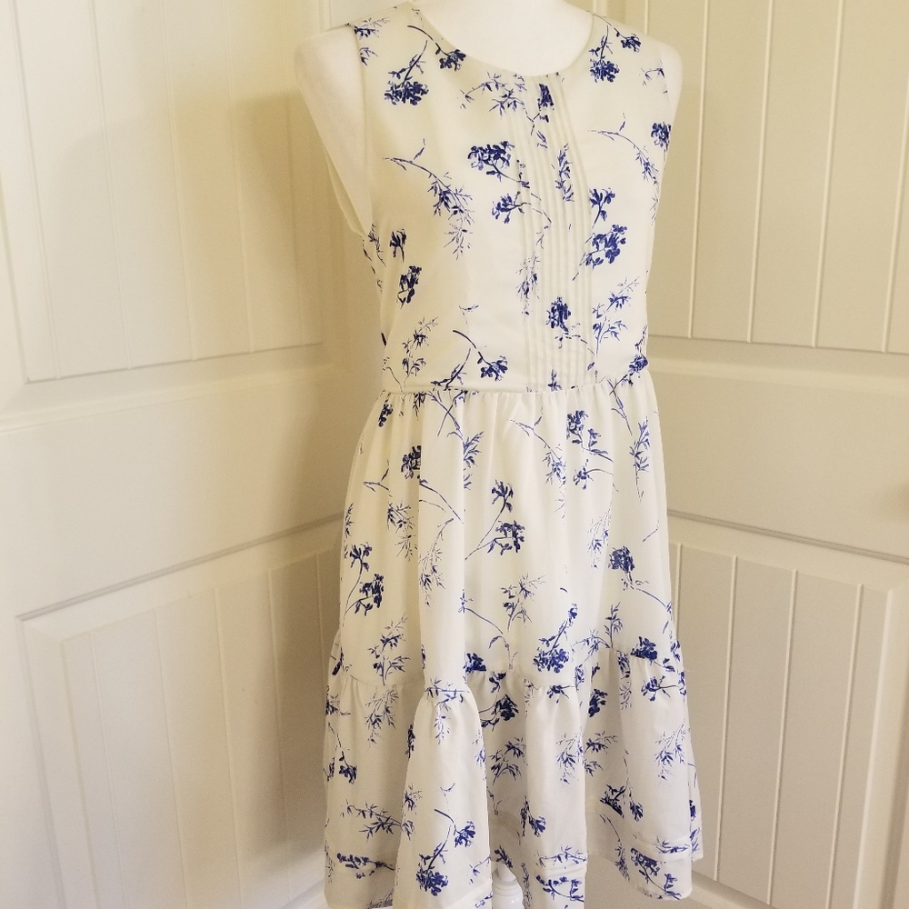 Lucky Brand NWT Pomegranate CrepeTiered Mi…
